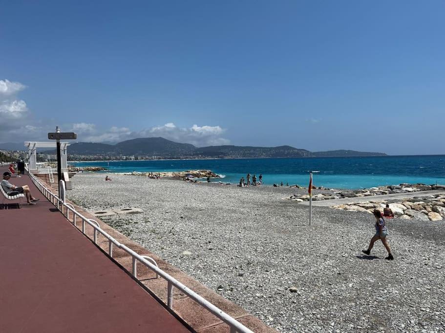 Cosy Studio A 2 Pas De La Plage Nizza Kültér fotó